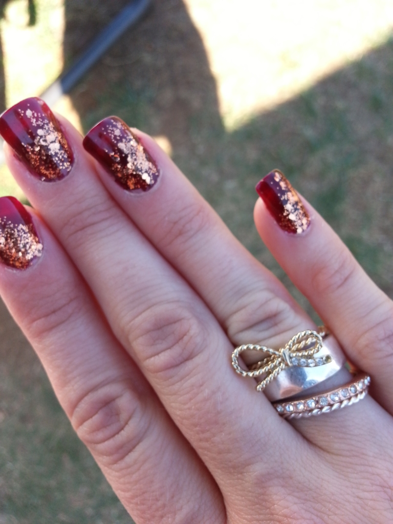 Oktoberfest Nails with mark. Great Ring Tones Ring Set