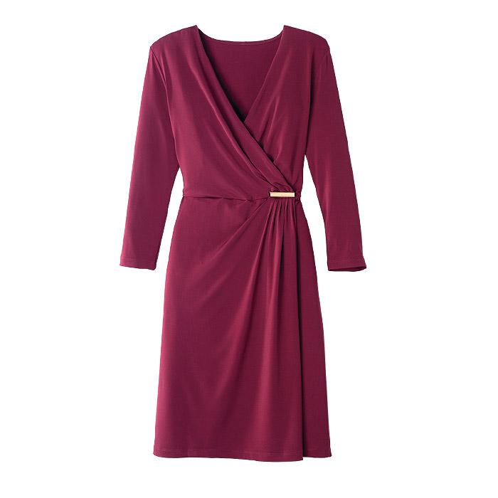 Avon Bordeaux Knit Dress